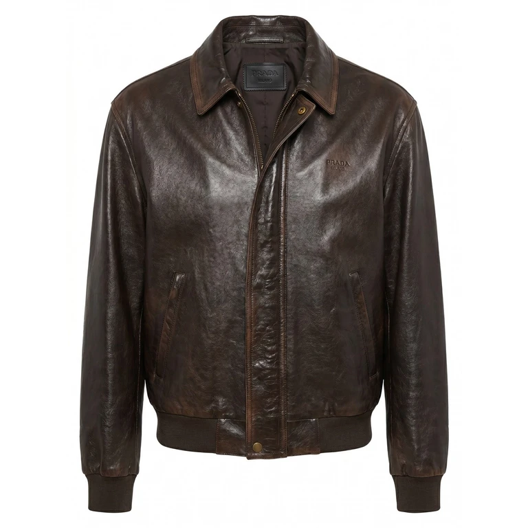 Prada Leather Jacket (UPW622_16IL_S_OOO)