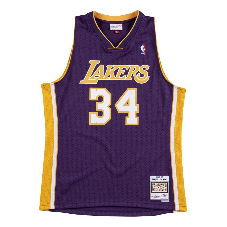 Men's NBA Swingman Jersey Lakers 99-00 Shaquille O'Neal