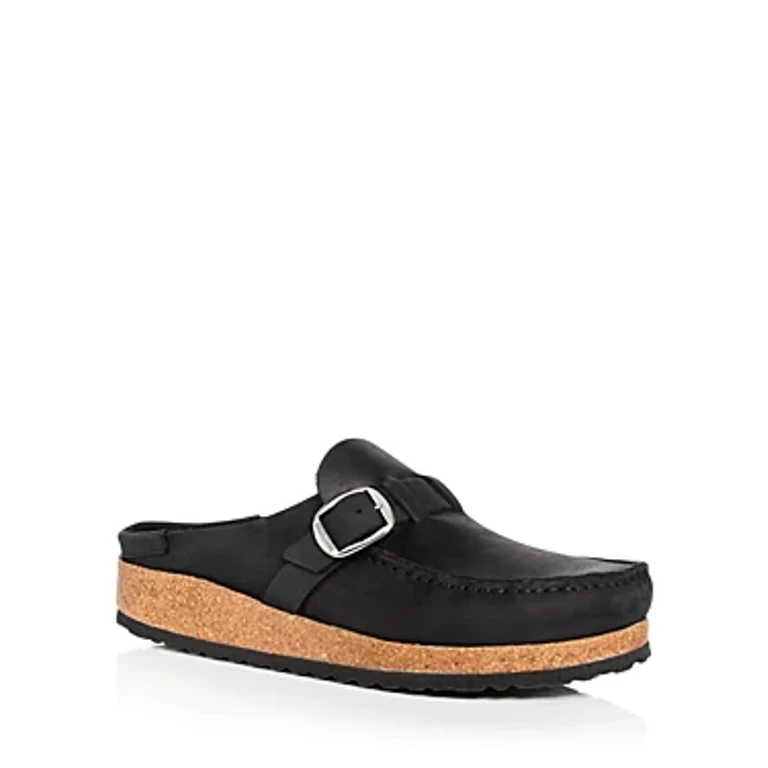 Buckley Oiled Leather Clog Shoes