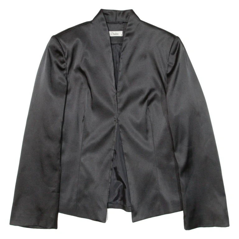 CHALOC Womens Blazer Jacket Black S