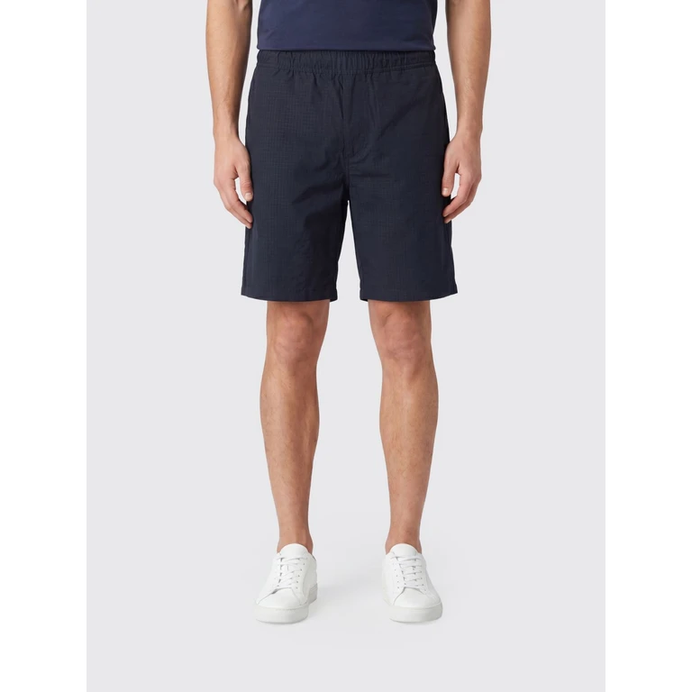 Cotton Chino Shorts with Elasticated Waist (VS086BRBLACK)