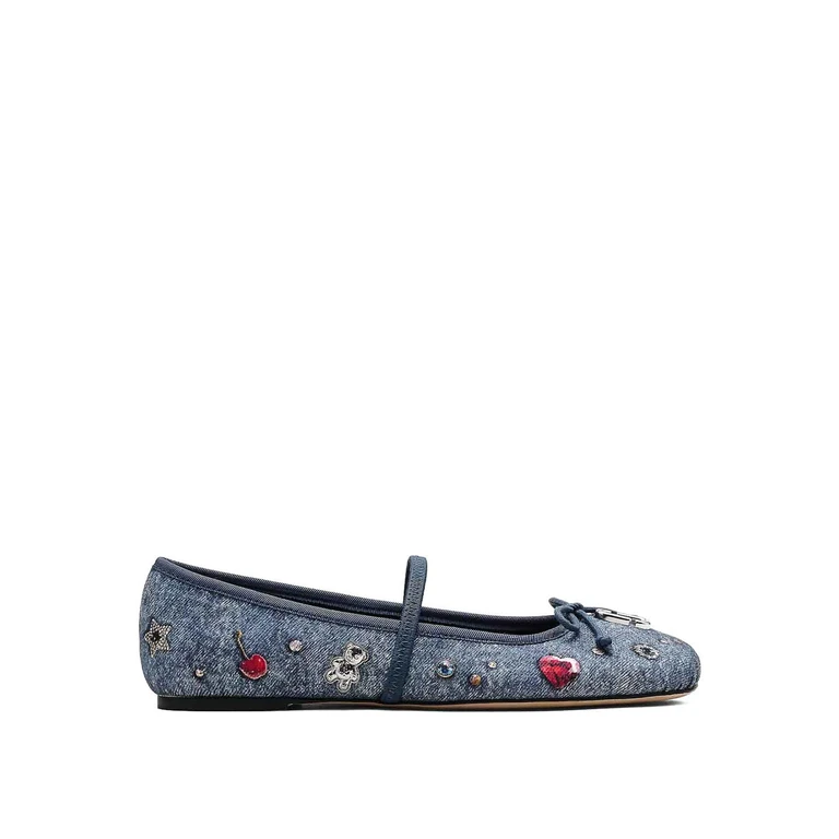 Marc Jacobs Ballerines - Bleu Clair (2R5FFL001F21454)