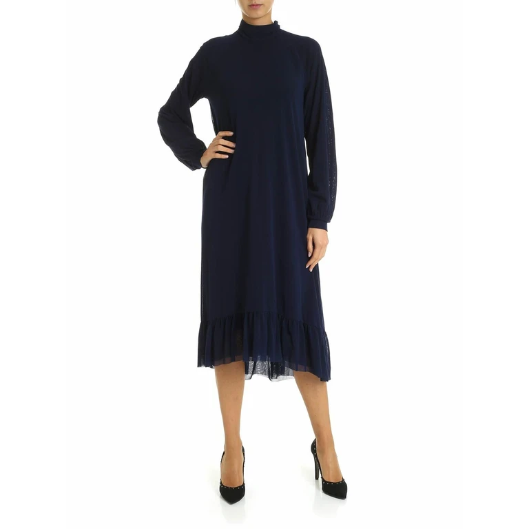 Fuzzi Robe Au Genou - Bleu (F9170210056672)