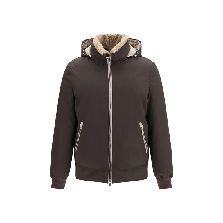 Brunello Cucinelli Brown Polyamide Shell Jacket Clothing - Men