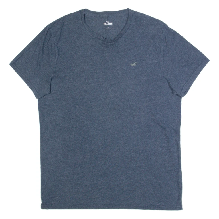 HOLLISTER Mens T-Shirt Blue M