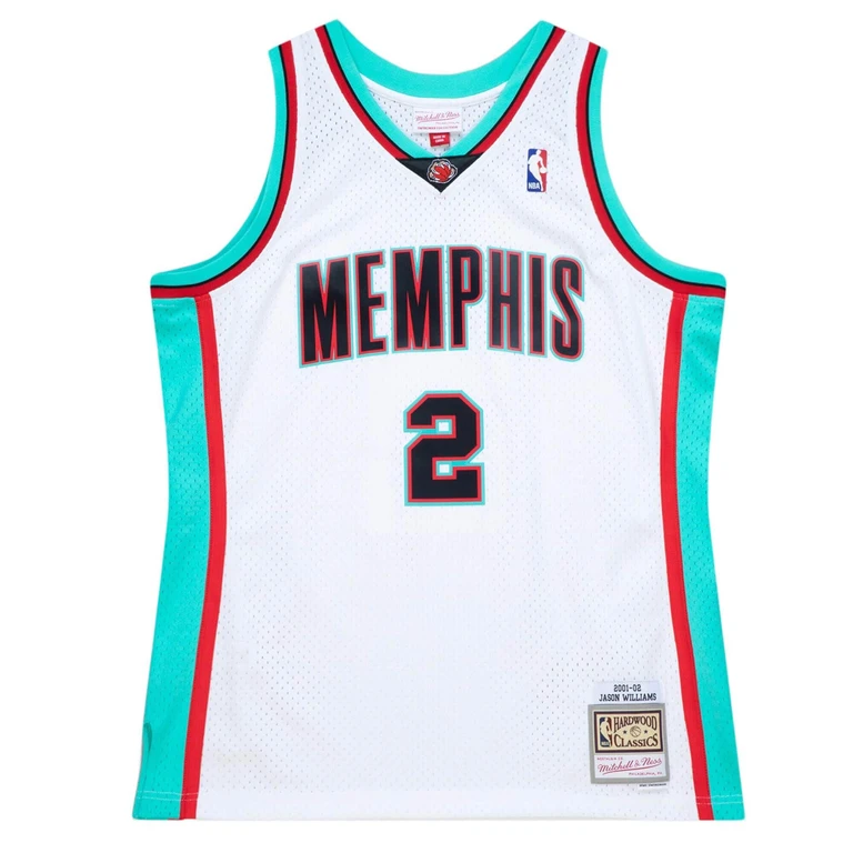 Men's NBA Swingman Jersey Vancouver Grizzlies 2001 Jason Williams