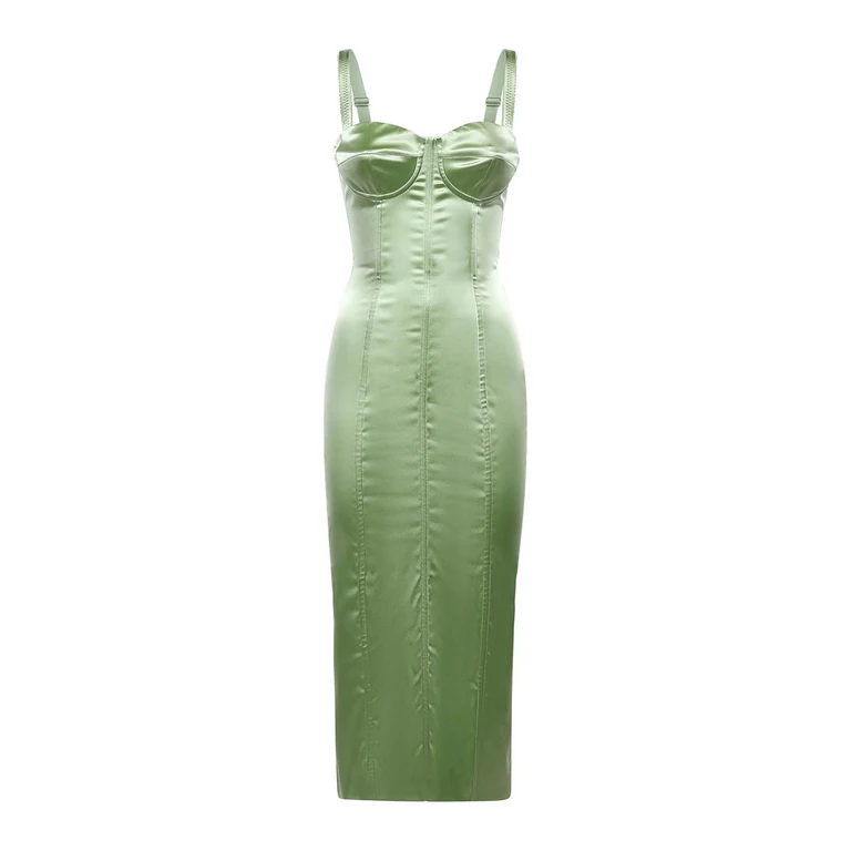 Dolce & Gabbana Robe Au Genou - Vert (F6DIHTFURADV0098)