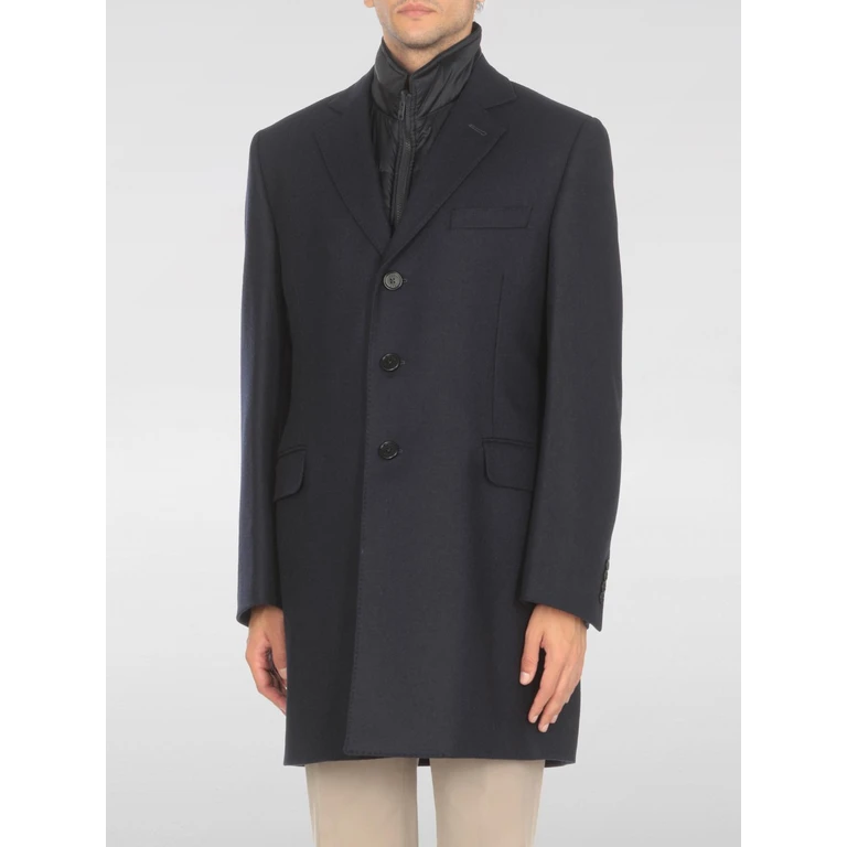 Coat Men color Blue (NAM53491390GAHU802)