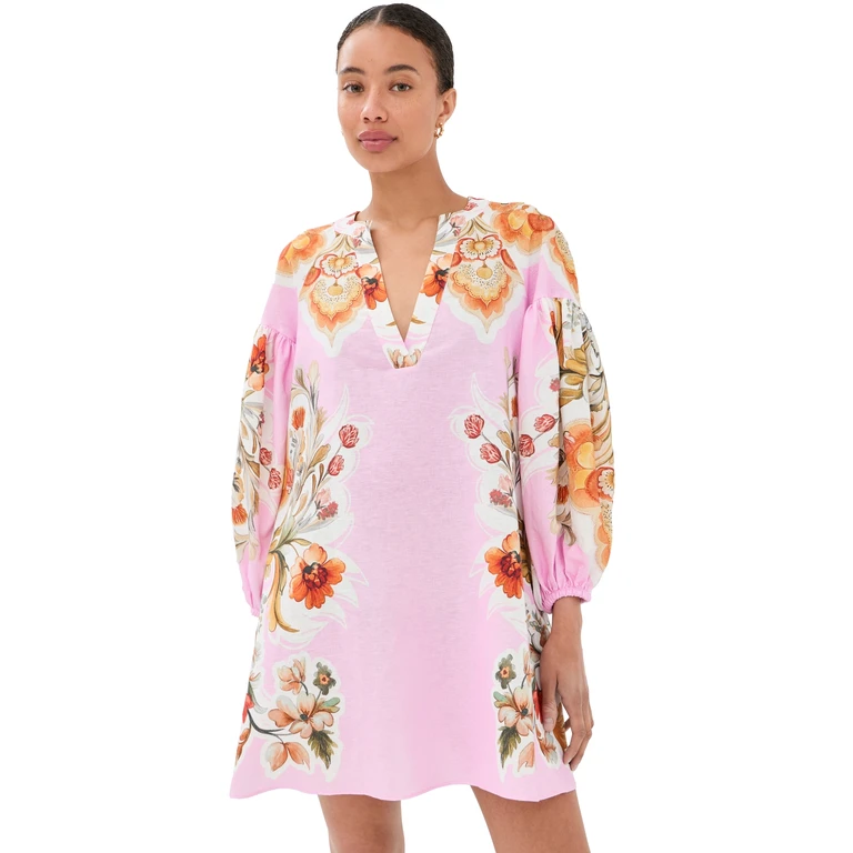 Borgo de Nor Harlow Dress Sun Fire Garden/Lilac 6