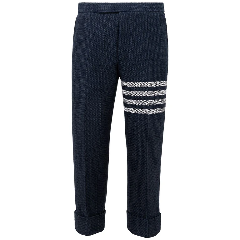 Thom Browne Blue Marabou Casual Pants - Men
