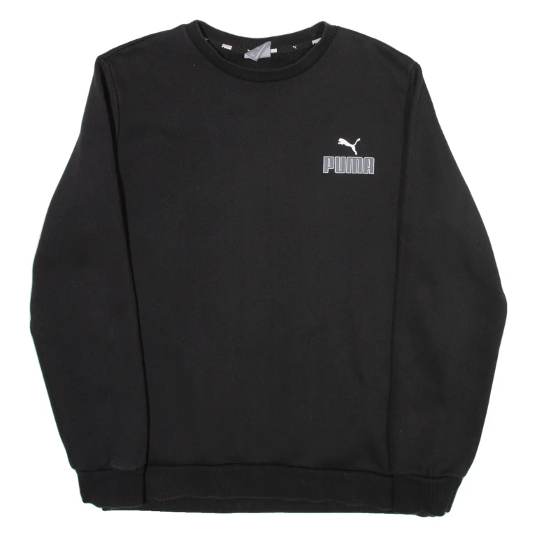 PUMA Mens Sweatshirt Black M