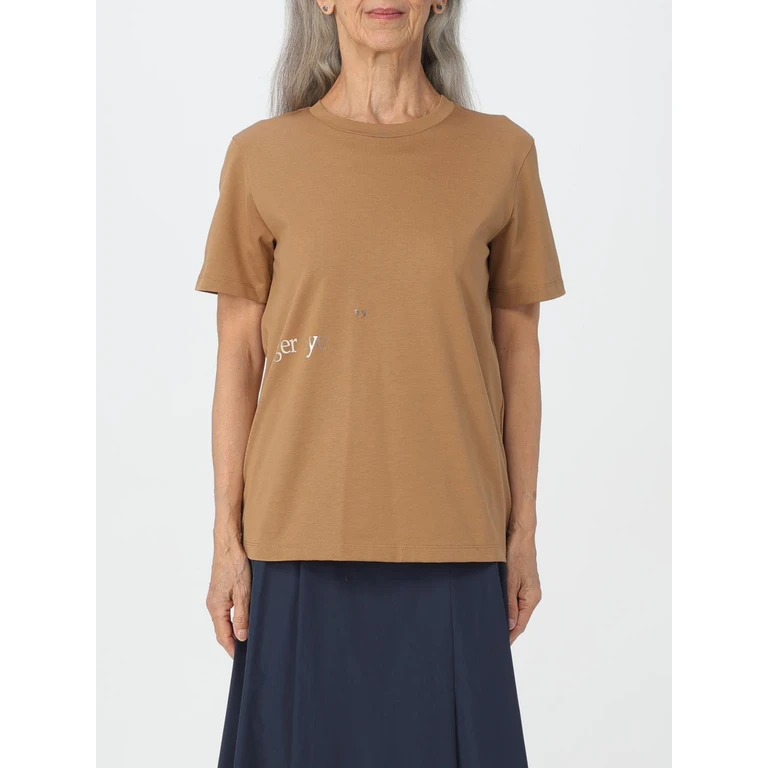 'S MAX MARA T-Shirt Woman color Camel (2419971033600008)