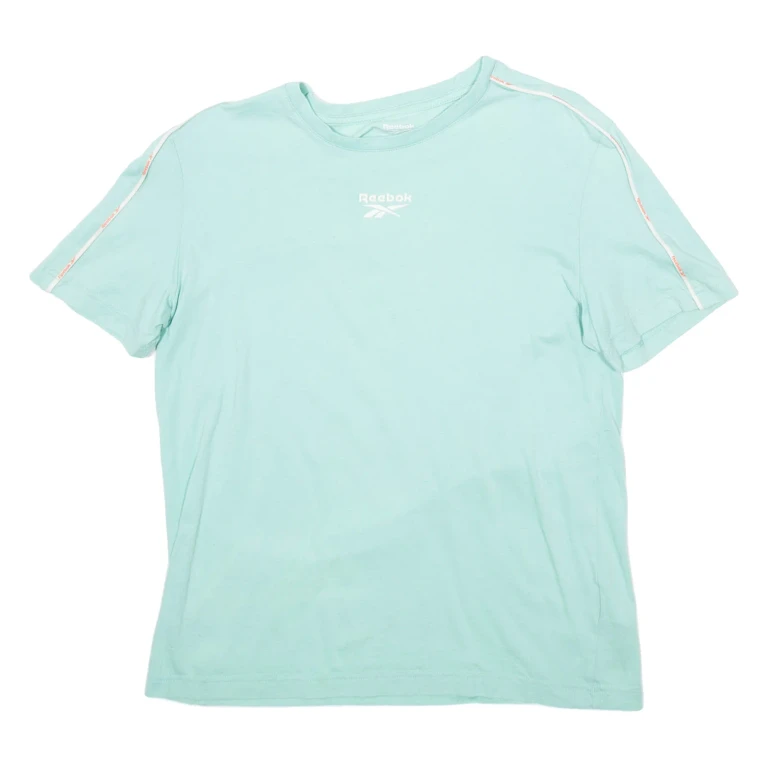 REEBOK Mens T-Shirt Blue S