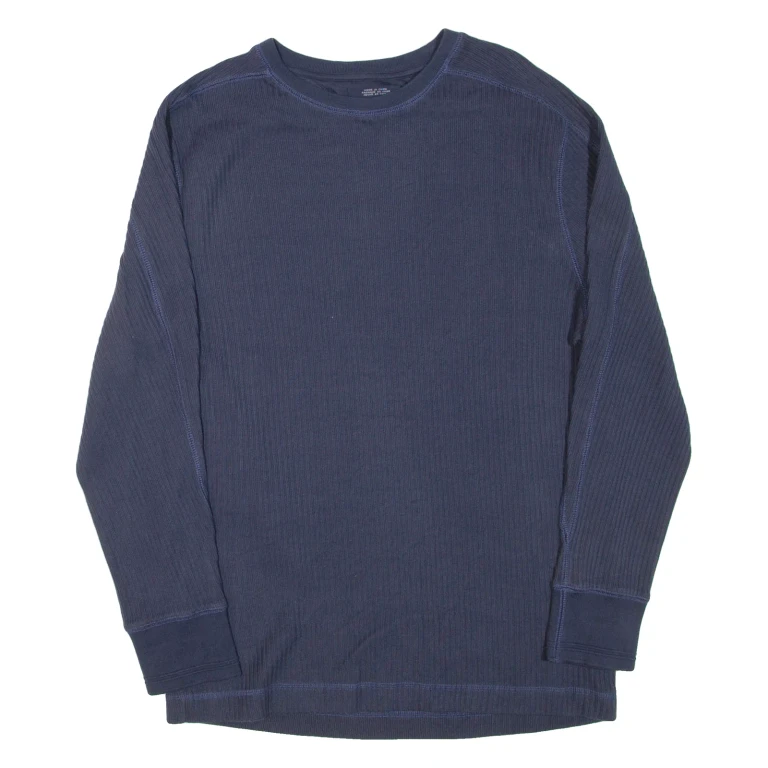 TOMMY HILFIGER Mens Jumper Blue Tight Knit M