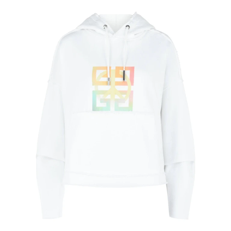 4G Peace-Print Hoodie