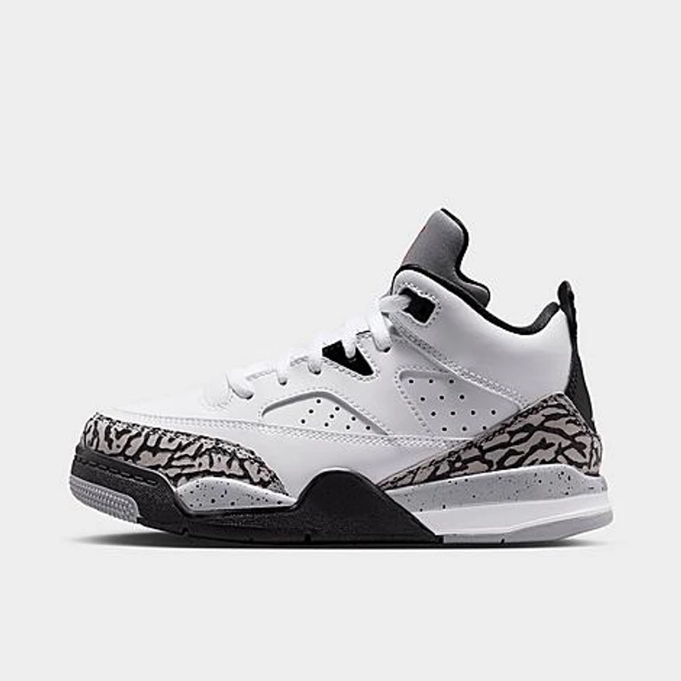 Little Kids Air Son of Mars Low Casual Shoes in White/Gym Red/Black Size: 1.0