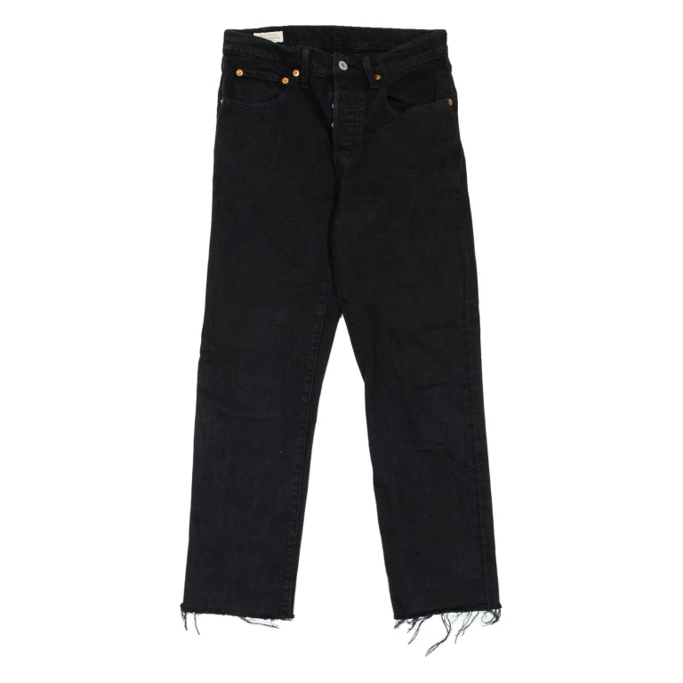 LEVI'S 501 BIG E Jeans Womens Black Regular Straight W26 L25