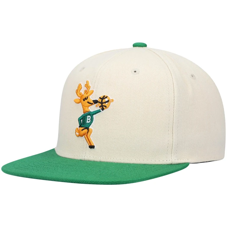 Mitchell & Ness Men's NBA 35Th Side Snapback Hwc Bucks Snapback Caps