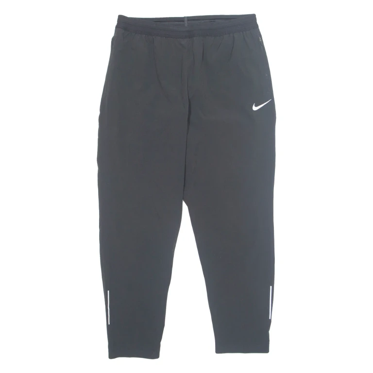 NIKE DRI FIT Womens Track Pants Black Tapered M W30 L26