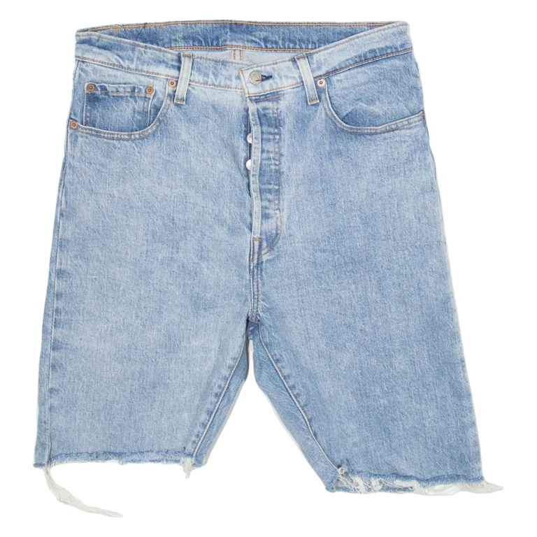 LEVI'S 501 Womens Jorts Shorts Blue L W34