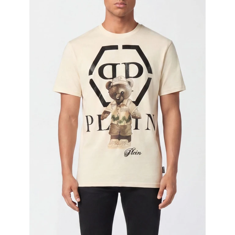 T-Shirt Men color Beige (FAECMTK8419PJY002N06)