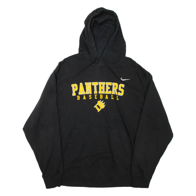 ADIDAS Panthers Basketball Mens Black Hoodie USA XL