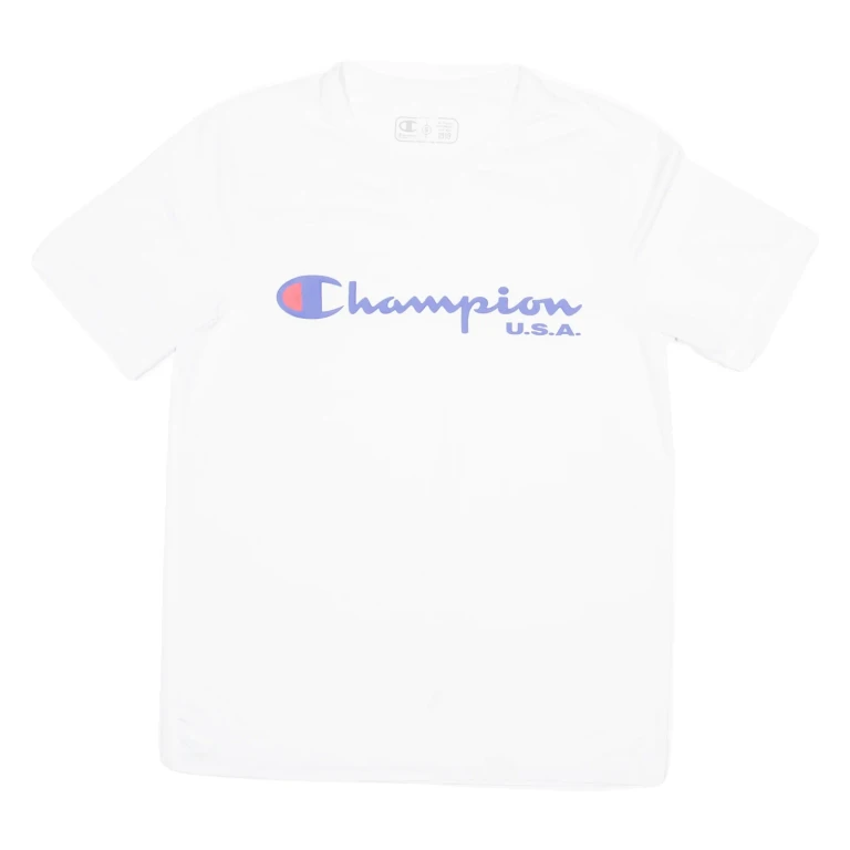CHAMPION Mens T-Shirt White S