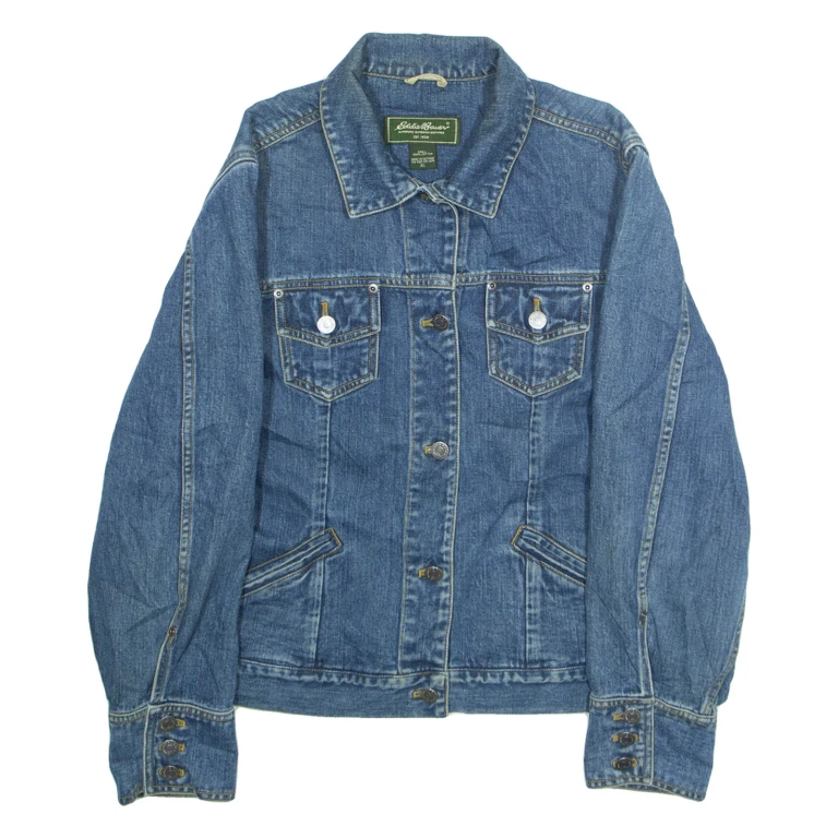 EDDIE BAVEN Womens Denim Jacket Blue XL