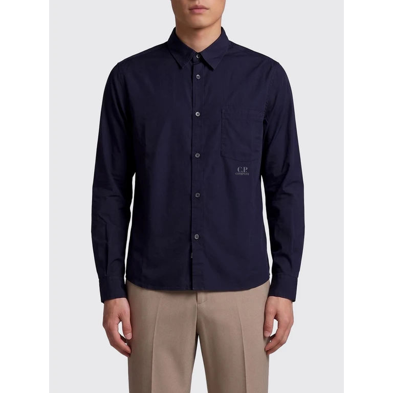 C. P. COMPANY Shirt Men color Blue (20CMSH225A110349G888)