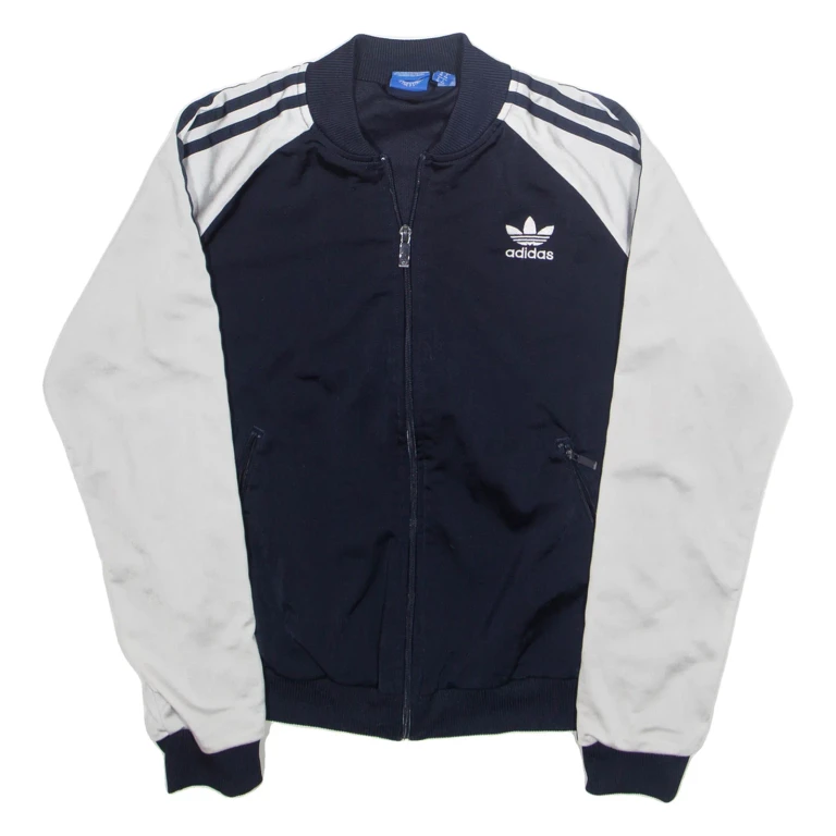 ADIDAS Womens Track Jacket Blue M
