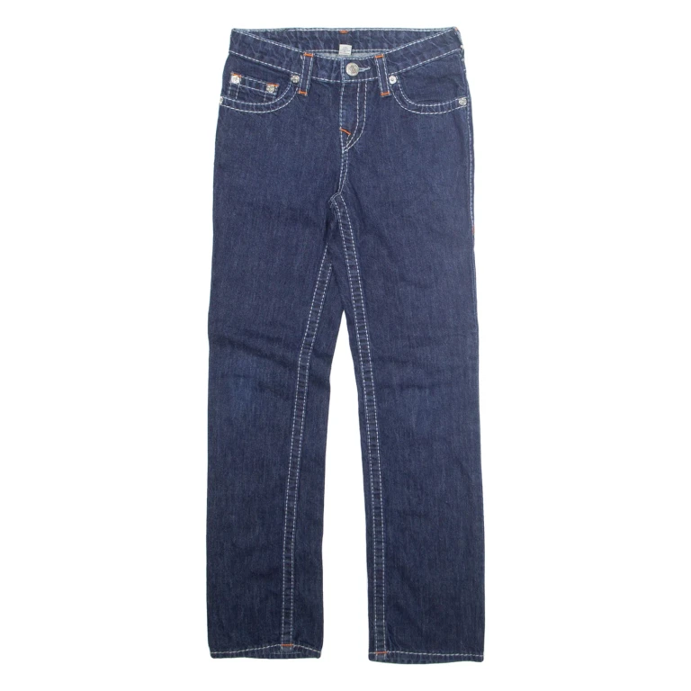 TRUE RELIGION Womens Jeans Blue Regular Tapered W26 L28