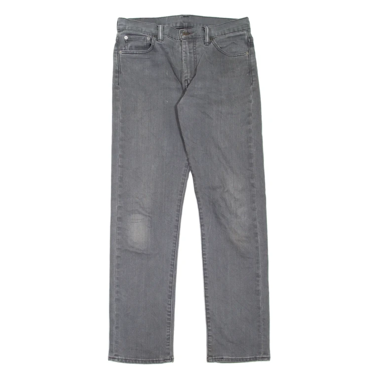 LEVI'S 502 Jeans Mens Grey Regular Tapered W30 L32