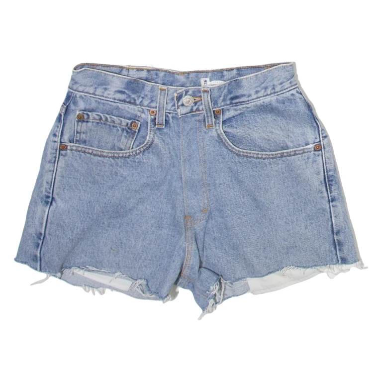 LEVI'S Womens Denim Shorts Blue XS W25