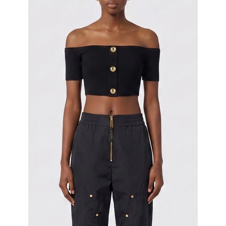 ELISABETTA FRANCHI Top Woman color Black (TK86B62E2110)