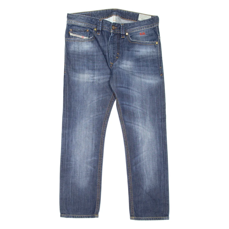 DIESEL Thavar Mens Jeans Blue Slim Skinny Stone Wash W32 L25