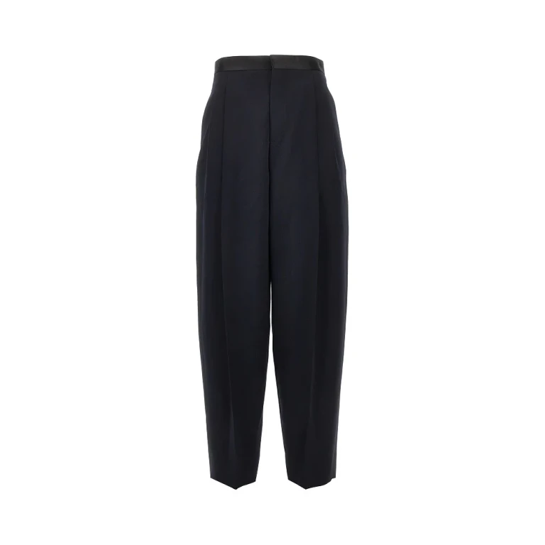 BOTTEGA VENETA Grain de poudre wool pants with darts Woman 40