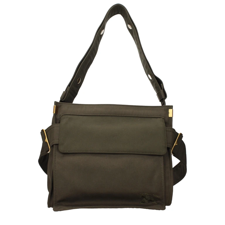 Burberry Green Fabric Shoulder Bag - Women