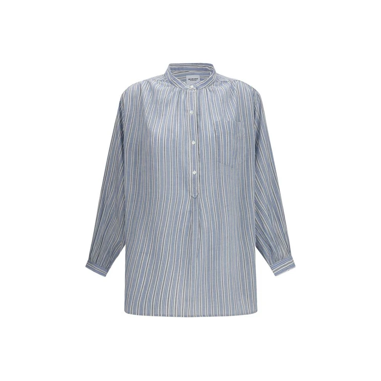 Marant Etoile Blue Cotton Blouse - Women