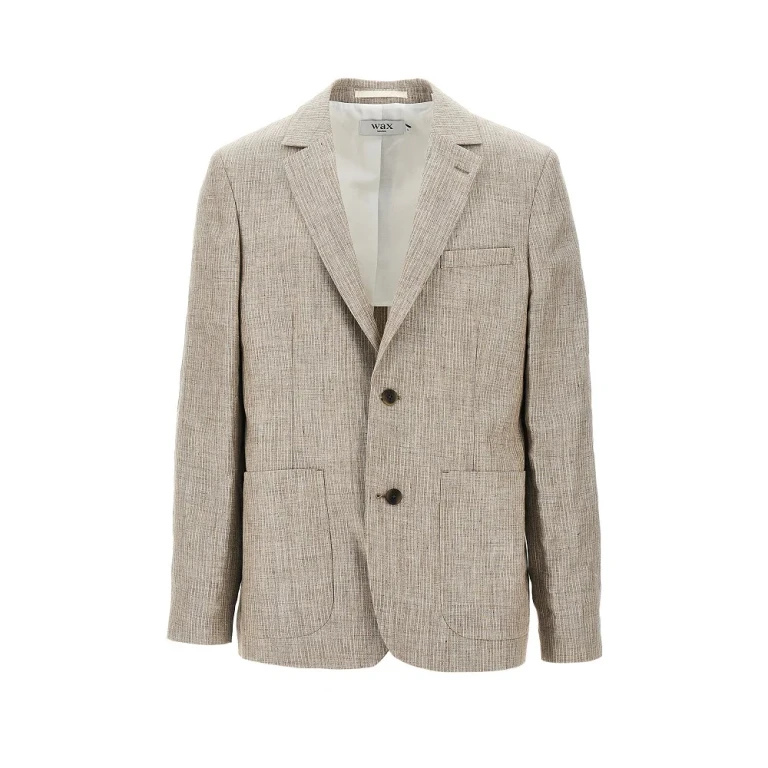 WAX LONDON 'Fintry' striped linen blazer Man 40