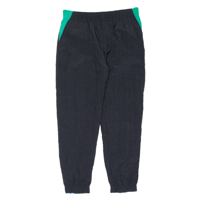 Mens Track Pants Black Tapered 2XL W37 L32