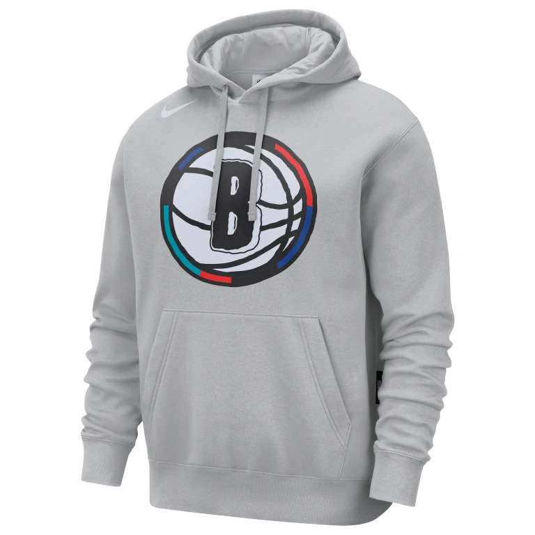 Men's NBA Nets Club Pullover Hoodie City Edition