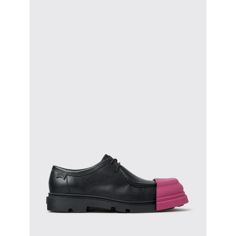 Junction Bicolour Calfskin Leather Lace-Up Shoes with Rubber Toe (K201469-032JUNCTION0)