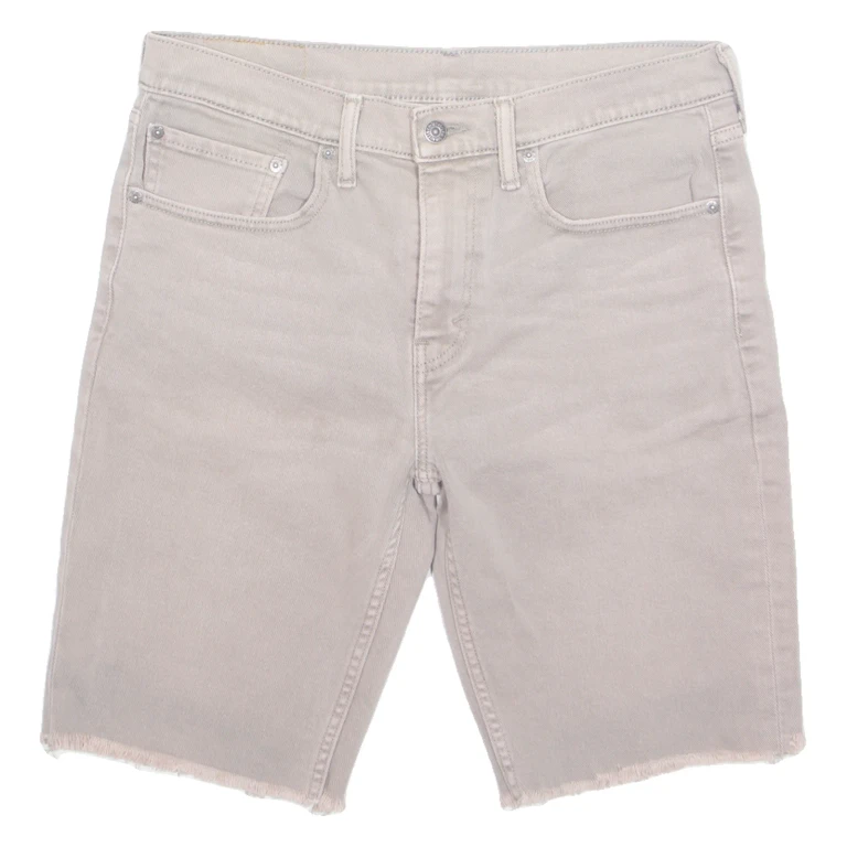 LEVI'S 511 Cut Off Mens Denim Shorts Brown M W34