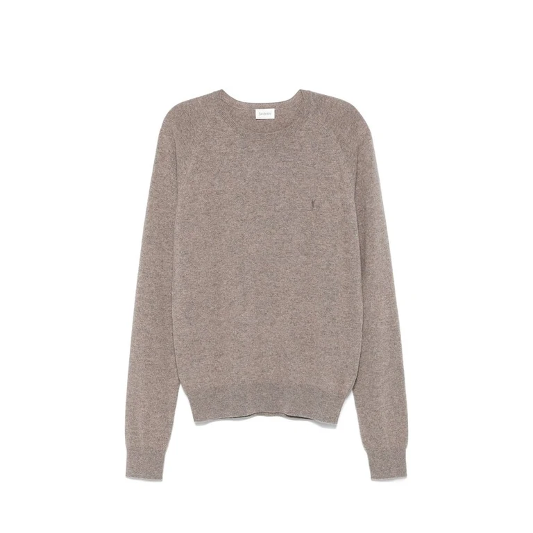 Saint Laurent Brown Cashmere Sweater Clothing - Men