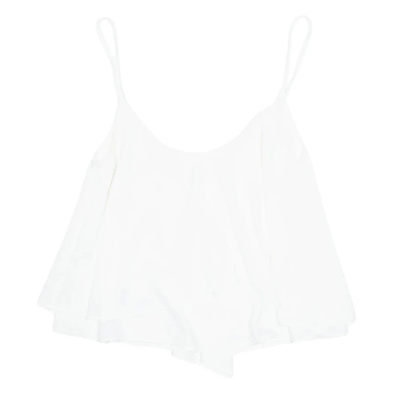 ZARA Womens Camisole Top White Sleeveless S