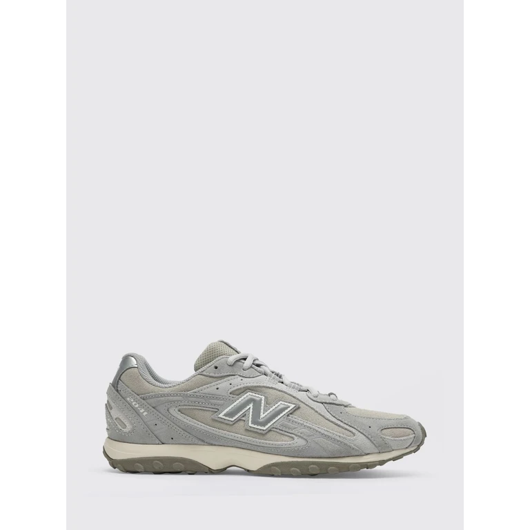 204L Leather and Suede Sneakers with Mesh Inserts (U204L86W)