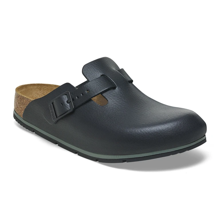 Boston Pro Leather 'Narrow Fit' Clogs