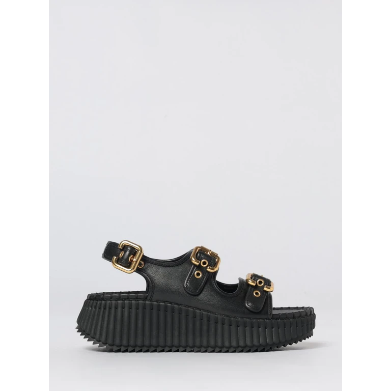 CHLOÉ Heeled Sandal Woman color Black (CH26S17KSN001)