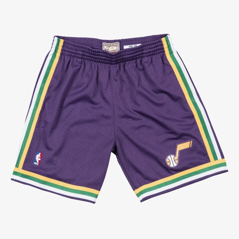 Men's NBA Road Swingman Shorts Jazz 91-92