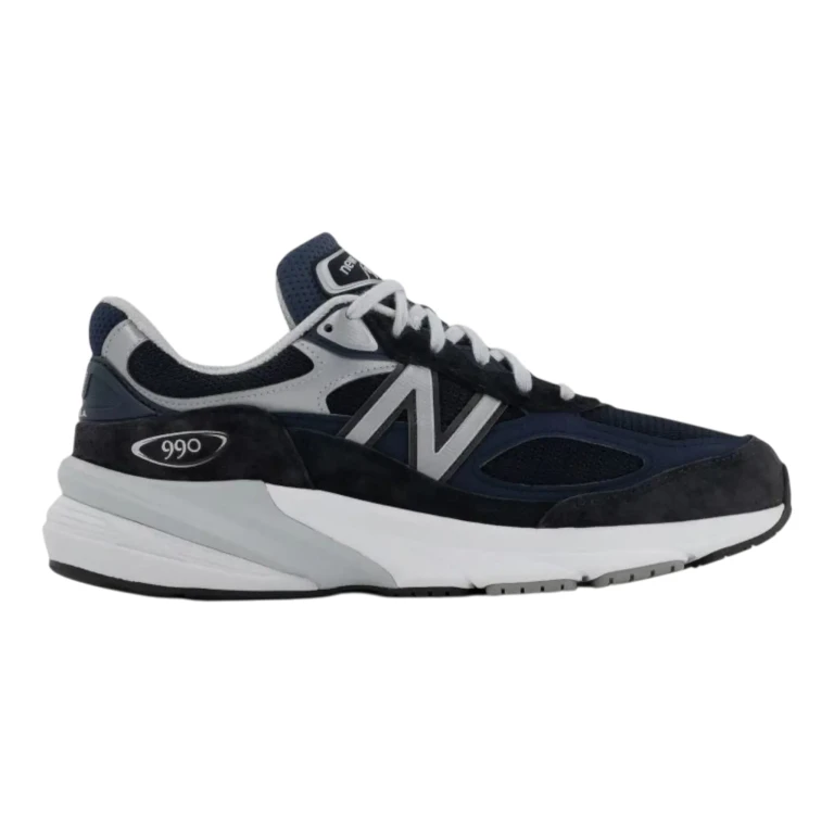 990v6 WIDE Men Running Sneakers Navy/White